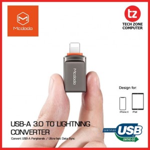 مبدل اوتی‌جی آیفون یواس‌بی به لایتنینگ مک‌دودو MCDODO OTG USB-A 3.0 To Lightning Mini OTG Adapter OT-8600