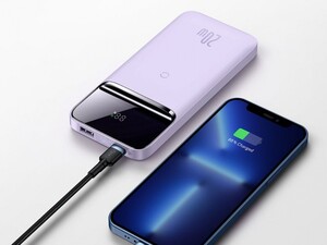 پاور بانک و شارژر وایرلس مگنتی بیسوس Baseus Magnetic wireless quick charging power bank 10000mAh 20W PPMT-02