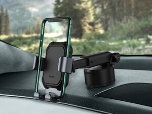 هولدر موبایل بیسوس Baseus Tank Gravity Car Mount Holder قابلیت اتصال به داشبورد