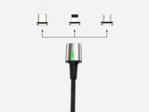 مبدل سوکت میکرو یو اس بی به رابط مغناطیسی بیسوس مدل Baseus Zinc magnetic micro USB interface