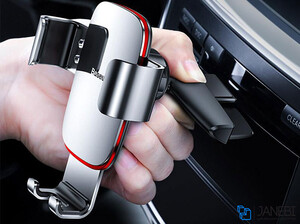 پایه نگهدارنده گوشی بیسوس Baseus Metal Gravity Car Mount CD Version