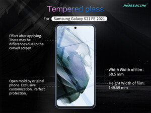 محافظ صفحه نمایش شیشه‌ای نیلکین سامسونگ Nillkin Samsung Galaxy S21 FE 5G H+Pro Anti-Explosion Glass Screen Protector