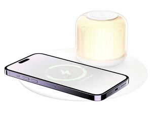 شارژر بیسیم و چراغ خواب رومیزی 15 وات رسی Recci Shadow 2-in-1 Wireless Charger RLS-L17