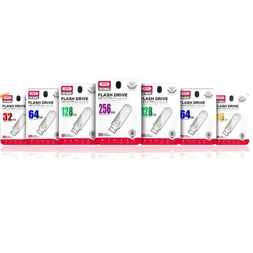 فلش مموری و او‌تی‌جی تایپ سی به یو اس بی 128 گیگابایت ایکس او DK03