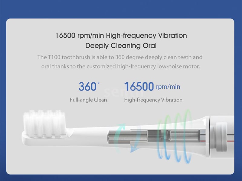 سری یدک مسواک برقی شیائومی 3 تایی کالا66 Xiaomi Mijia MBS302 Toothbrush Head for T100 Electric