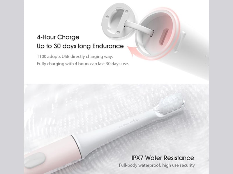 سری یدک مسواک برقی شیائومی 3 تایی کالا66 Xiaomi Mijia MBS302 Toothbrush Head for T100 Electric