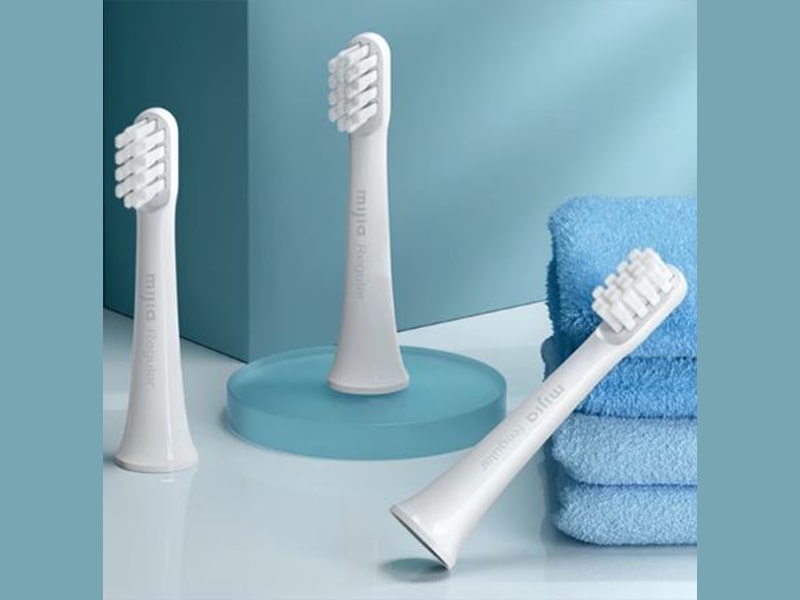 سری یدک مسواک برقی شیائومی 3 تایی کالا66 Xiaomi Mijia MBS302 Toothbrush Head for T100 Electric