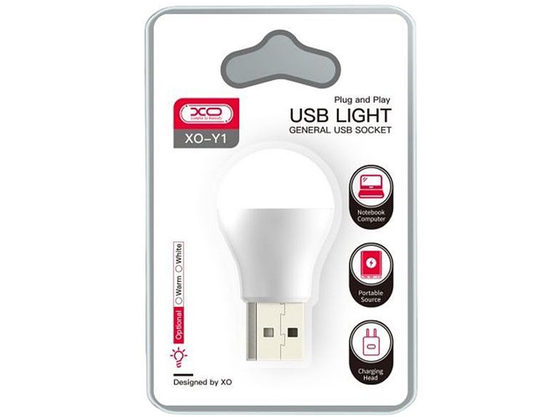 لامپ یو اس بی ایکس او XO Y1 USB Lamp LED Lamp 1W 6500K