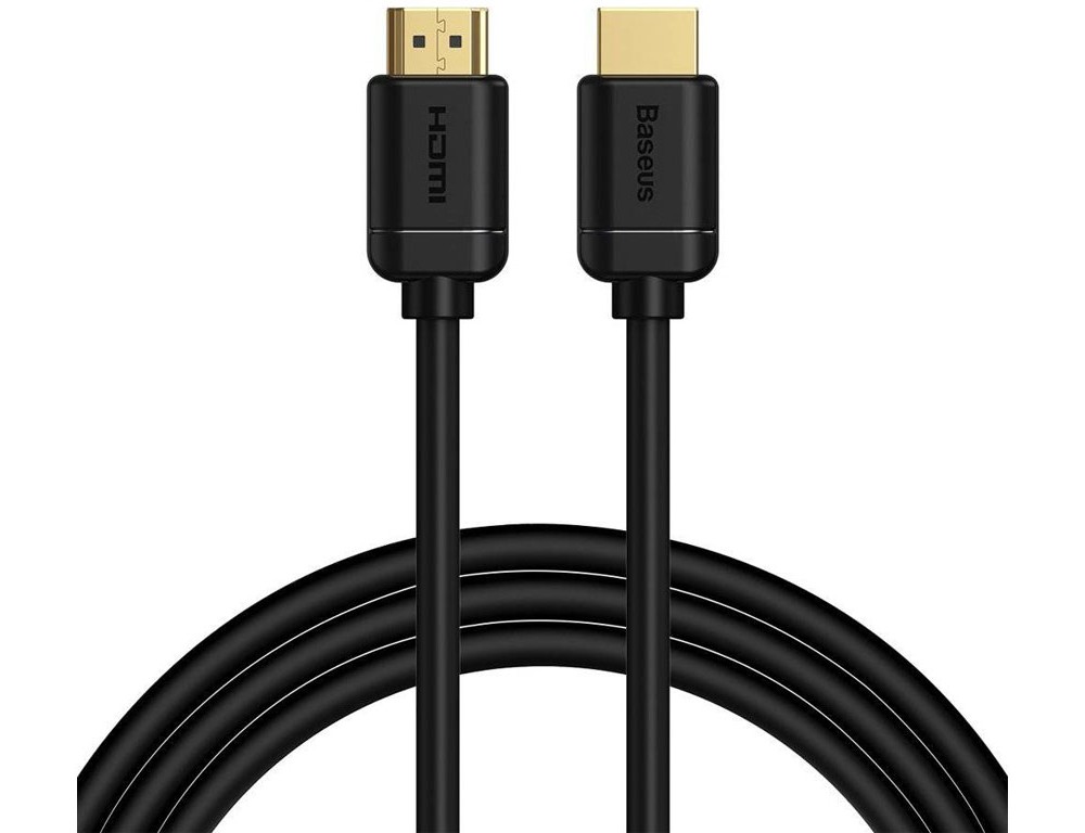 کابل اچدیامآی به اچدیامآی دو متری بیسوس Baseus HDMI 2.0 cable 4K 60 Hz 3D HDR 18 Gbps CAKGQ-B01