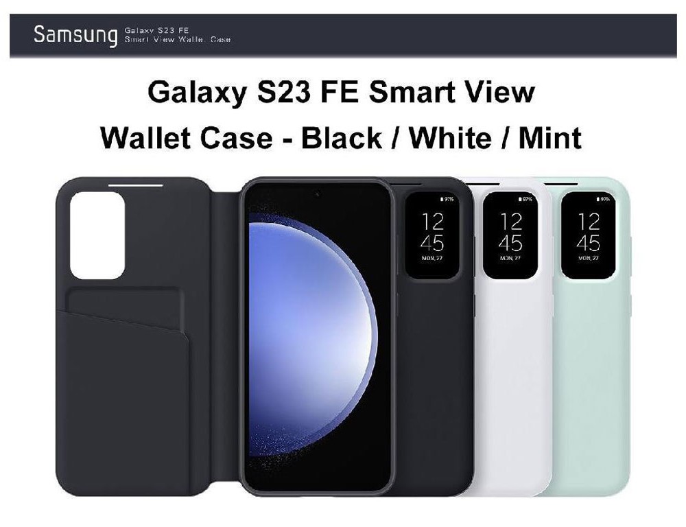 قاب کلاسوری اصلی اس 23 اف ای سامسونگ Samsung S23 FE Smart View Case EF-ZS711