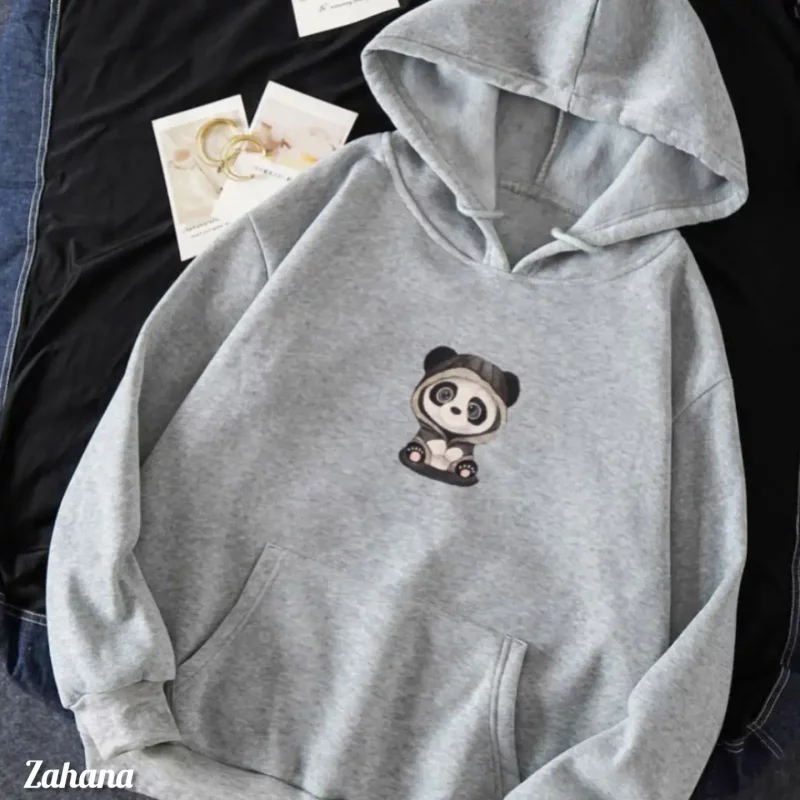 هودی زنانه طرح پاندانوس