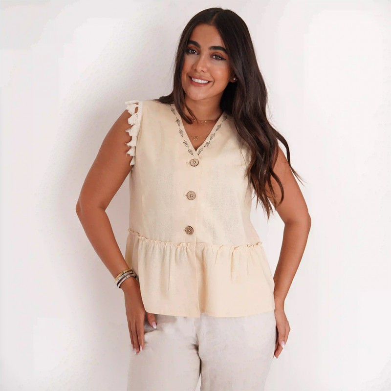 تاپ زنانه طرح آذین