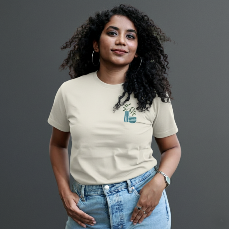 تی شرت زنانه طرح آبی جان