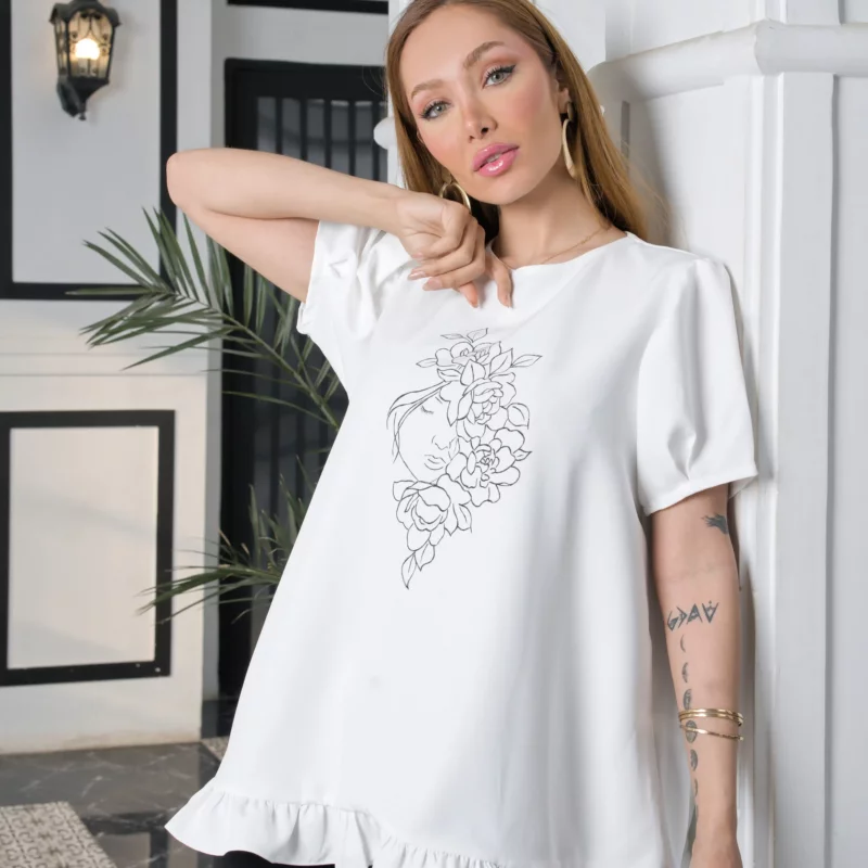 بلوز زنانه طرح فلور