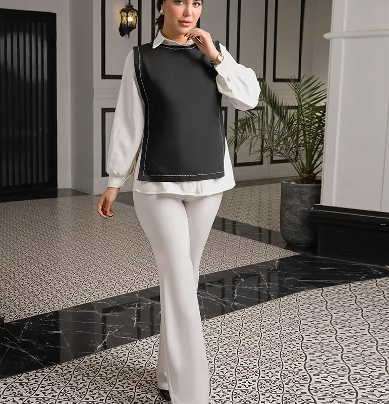 جلیقه زنانه طرح مشکی