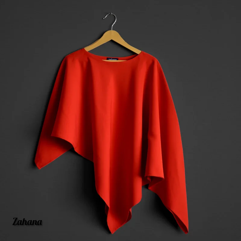 شومیز کیمونو زنانه طرح رژ