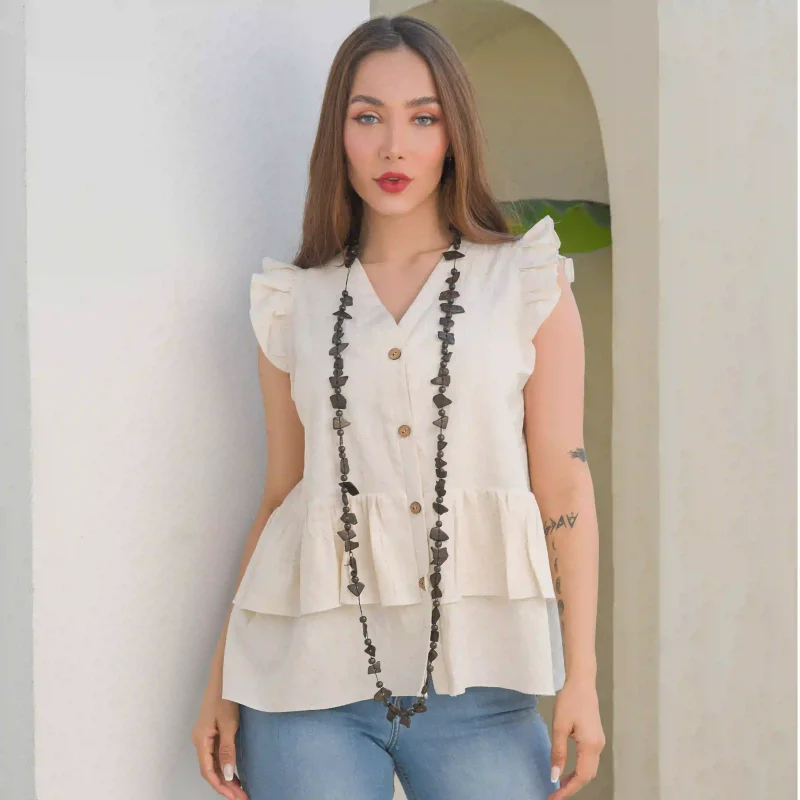 تاپ زنانه طرح آهار