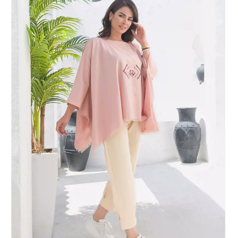 ست کیمونو شلوار زنانه طرح افسون