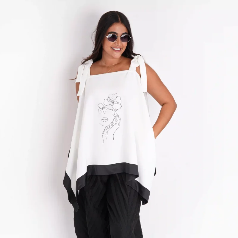 تاپ زنانه طرح سوین