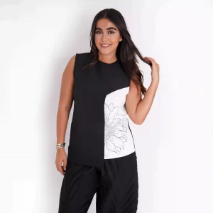 تاپ زنانه طرح آفتاب