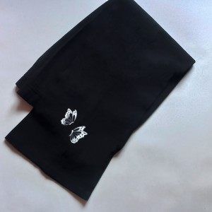 شلوار زنانه طرح پروانه مشکی