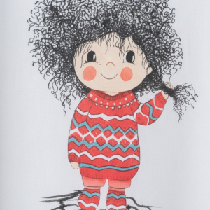 تاپ زنانه طرح فرفری مهربونم