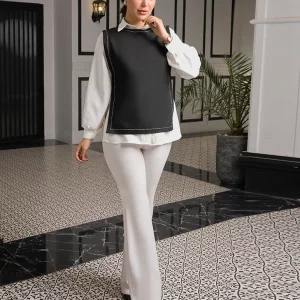 جلیقه زنانه طرح مشکی