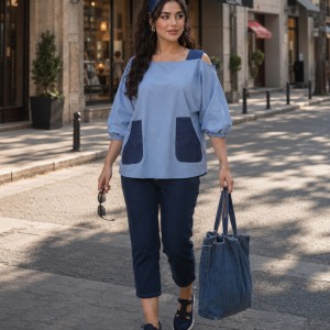 بلوز زنانه طرح باور