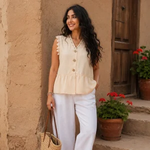 تاپ زنانه طرح آذین