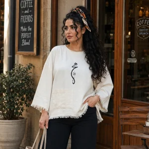 بلوز زنانه طرح جانا