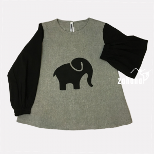 شومیز زنانه طرح فیل