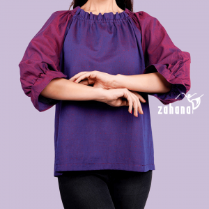 شومیز زنانه طرح مجنتا مدل S001