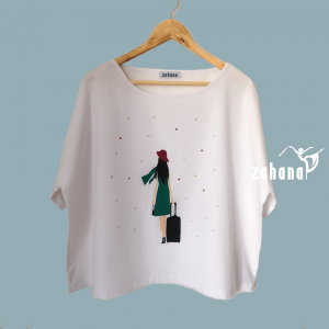 بلوز زنانه طرح مسافر