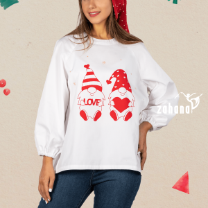 بلوز زنانه طرح کریسمس مدل F011