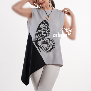 تاپ زنانه طرح پروانه مدل SP012