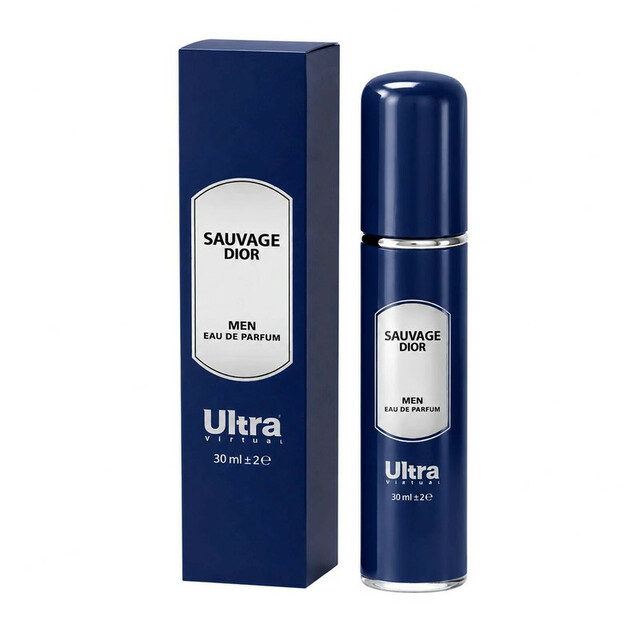 عطر جیبی مردانه اولترا ویرچوآل مدل Sauvage Dior با رایحه گرم حجم 30 میلی‌لیتر