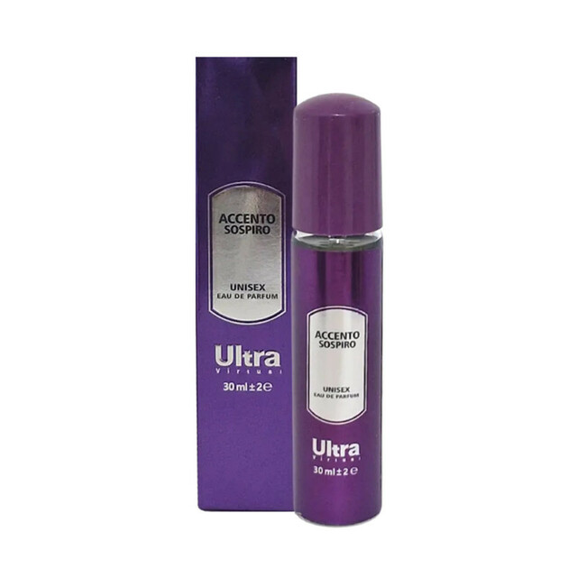 عطر جیبی اولترا ویرچوآل مدل ACCENTO SOSPIRO با رایحه خنک حجم 30 میلی‌لیتر