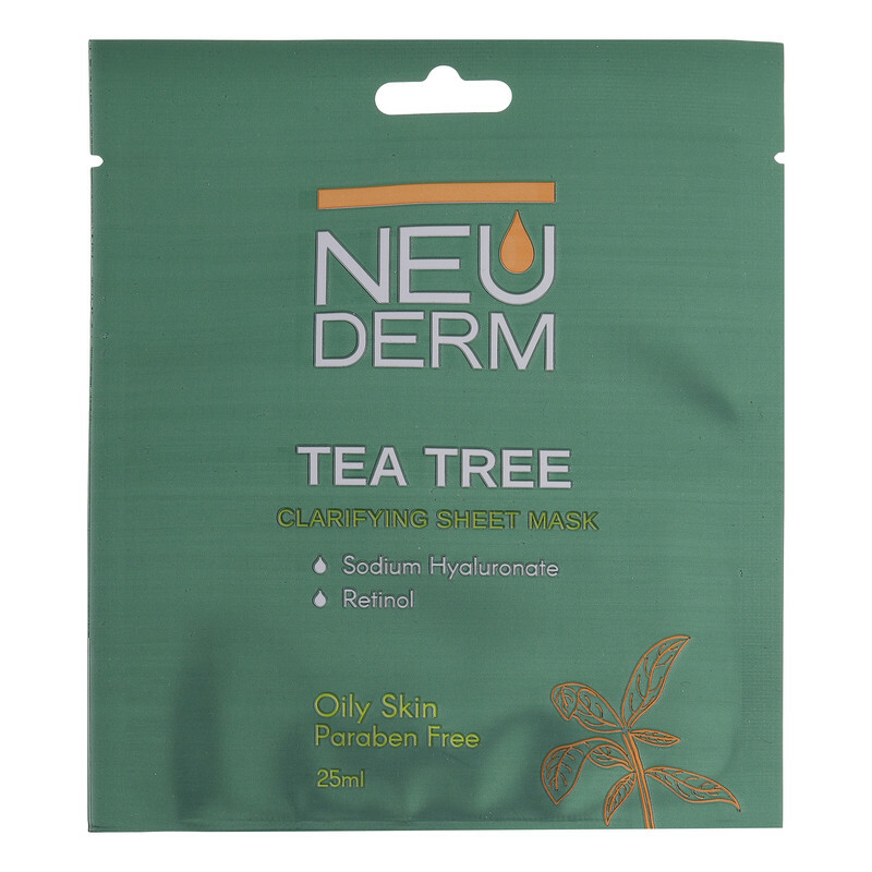 ماسک صورت نئودرم مدل Tea-Tree حجم 25 میلی لیتر