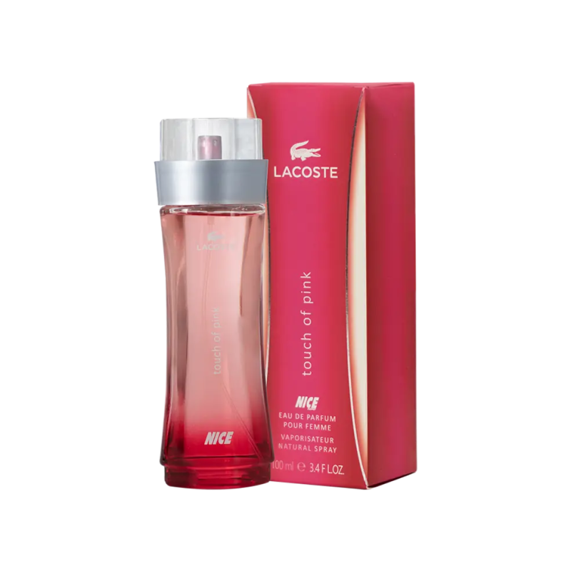 ادوپرفیوم زنانه نایس پاپت Nice مدل لاگوست تاچ آف پینک ویژوآل-صورتی Lacoste Touch of Pink حجم 100 میلی لیتر