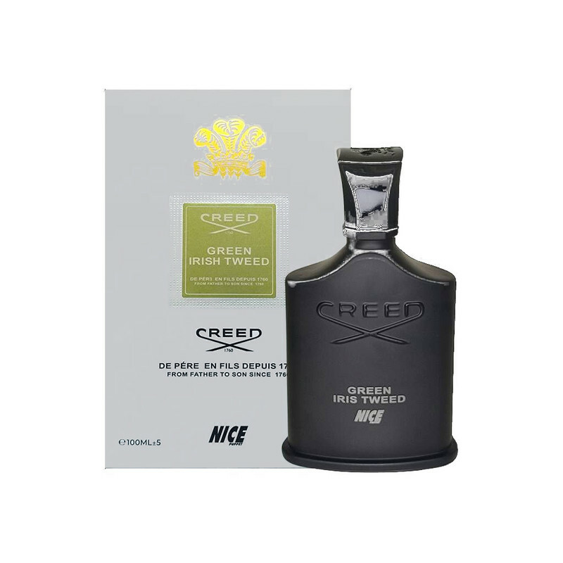 ادو پرفیوم مردانه نایس پاپت مدل Creed Green Irish Tweedبا رایحه خنک حجم 100 میلی لیتر