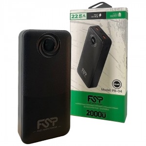 پاوربانک اف اس پی مدل FSP PB-04 ظرفیت 20000 میلی آمپر