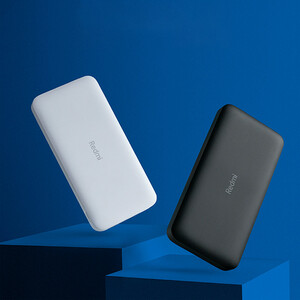 پاوربانک شیائومی مدل Redmi ظرفیت 10000 میلی آمپر ساعت به همراه کابل تبدیل microUSB