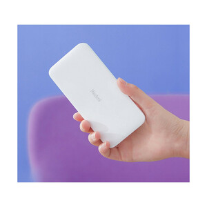 پاوربانک شیائومی مدل Redmi ظرفیت 10000 میلی آمپر ساعت به همراه کابل تبدیل microUSB