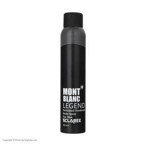 اسپری بدن مردانه اسکلاره مدل Mont Blanc حجم 200 میلی لیتر