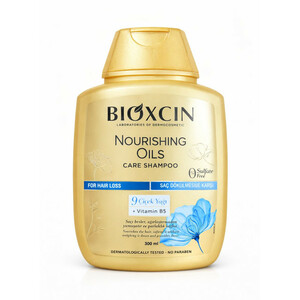 شامپو تقویت کننده و ترمیم کننده مو بیوکسین مدل Nourishing Oils Care مناسب برای انواع مو حجم 300 میلی لیتر