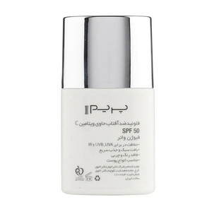 فلوئید ضدآفتاب بی‌رنگ پرایم SPF50 مدل C-Prime Fusion Water مناسب انواع پوست، حجم 40 میلی‌لیتر