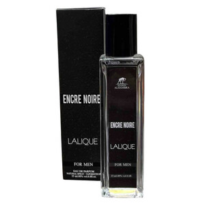 عطر جیبی مردانه الحمبرا مدل ENCRE NOIRE با رایحه تند حجم ۳۵ میلی لیتر