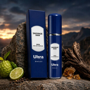 عطر جیبی مردانه اولترا ویرچوآل مدل Sauvage Dior با رایحه گرم حجم 30 میلی‌لیتر