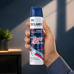 اسپری دئودورانت مردانه اسکلاره مدل CRYSTAL CREEK حجم 200 میلی‌لیتر
