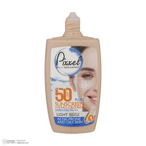 کرم ضدآفتاب رنگی پیکسل 50 SPFمدل LIGHT BEIGE مناسب برای پوست‌های چرب، حجم 50 میلی‌لیتر